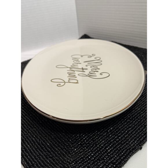 Threshold Christmas "Merry Everything" Oval, Stoneware Holiday Platter Tray NEW - Picture 7 of 9